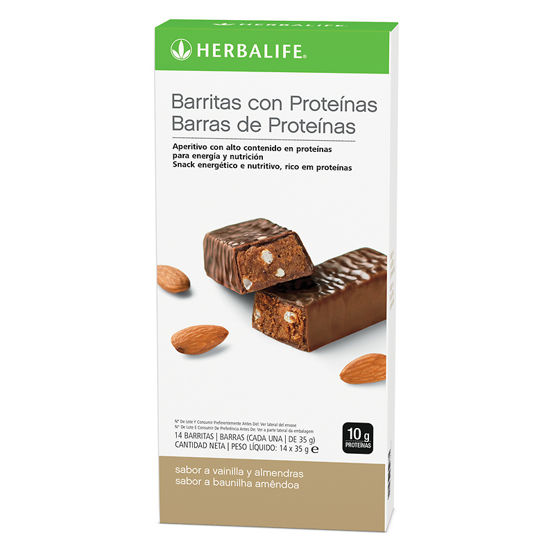 Barritas con proteínas Vainilla y almendras 14 x 35 g/COMPRA AHORA 